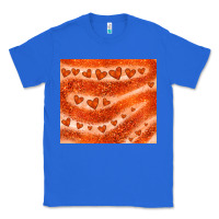 True Royal orange glitter heart Classic Tee - JahusDesignShop