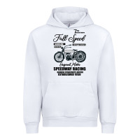 White Speedway Racing Full Speed Pin Urban Hoodie - Bettercallsaul