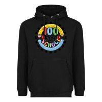 Black 100 days of school Heavyweight Hoodie - MaliasSmallBusiness