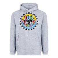 Heather Grey 100 days of school Heavyweight Hoodie - MaliasSmallBusiness