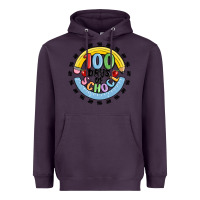 Plum 100 days of school Heavyweight Hoodie - MaliasSmallBusiness