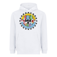White 100 days of school Heavyweight Hoodie - MaliasSmallBusiness