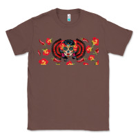 Chestnut sugar skull rose libbey glass Classic Tee - BundleAndBundleShop