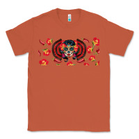 Copper sugar skull rose libbey glass Classic Tee - BundleAndBundleShop
