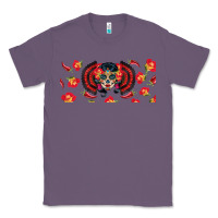 Lavender sugar skull rose libbey glass Classic Tee - BundleAndBundleShop
