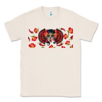 Natural sugar skull rose libbey glass Classic Tee - BundleAndBundleShop