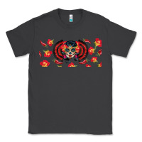 Smoke sugar skull rose libbey glass Classic Tee - BundleAndBundleShop