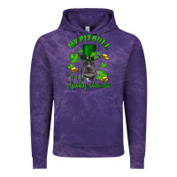 Cloud Purple st patricks day my pitbuli my lucky charm with hat Vintage Hoodie - RanaPortraitStore