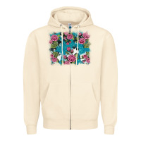 Sandshell v.drose glitter cowhide Zipper Hoodie - AdoDesignShop