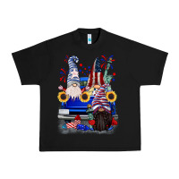 Black 4th of July gnomes truck Urban Heavy Tee - CowGirlArtShop
