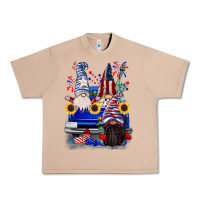 Burro 4th of July gnomes truck Urban Heavy Tee - CowGirlArtShop