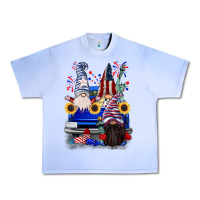 4th Of July Gnomes Truck Urban Heavy Tee | Teevron