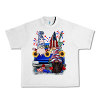 Lunar Rock 4th of July gnomes truck Urban Heavy Tee - CowGirlArtShop