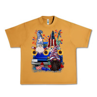 Peanut Butter 4th of July gnomes truck Urban Heavy Tee - CowGirlArtShop