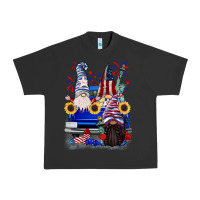 Pigment Black 4th of July gnomes truck Urban Heavy Tee - CowGirlArtShop
