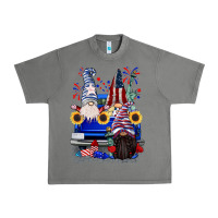 Tornado 4th of July gnomes truck Urban Heavy Tee - CowGirlArtShop
