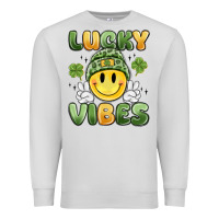 Dove Grey lucky vibes Premium Sweatshirt - MaliasSmallBusiness