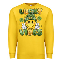 Lemon lucky vibes Premium Sweatshirt - MaliasSmallBusiness