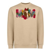 Mushroom mom with horse mothers day Heavyweight Sweatshirt - texasbilliewilder