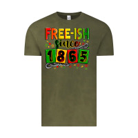 Vintage Olive Free-ish since 1865 Vintage Tee - Zillion Design Studio