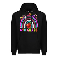 Black 4 th  grade Premium Hoodie - BundleAndBundleShop