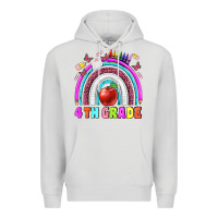 Dove Grey 4 th  grade Premium Hoodie - BundleAndBundleShop