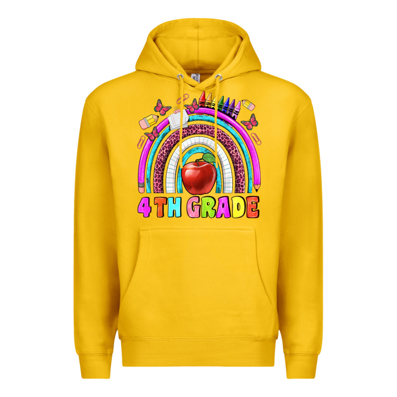 4 Th  Grade Premium Hoodie by BundleAndBundleShop | Teevron
