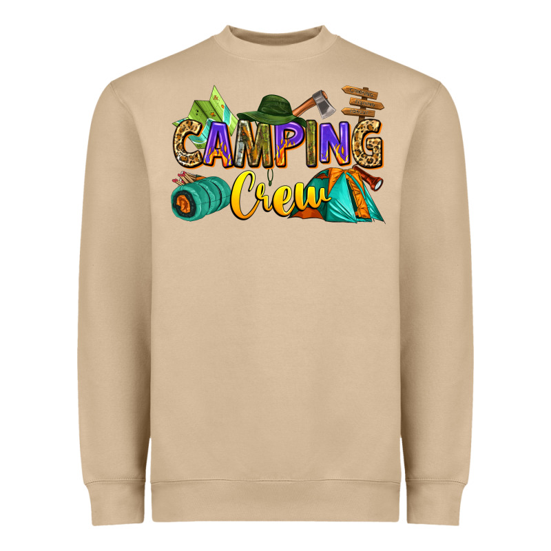 Camping Crew Heavyweight Sweatshirt by Zillion Design Studio | Teevron
