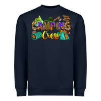 Navy camping crew Heavyweight Sweatshirt - Zillion Design Studio