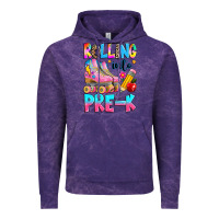Cloud Purple rolling into pre k grade Vintage Hoodie - texasbilliewilder