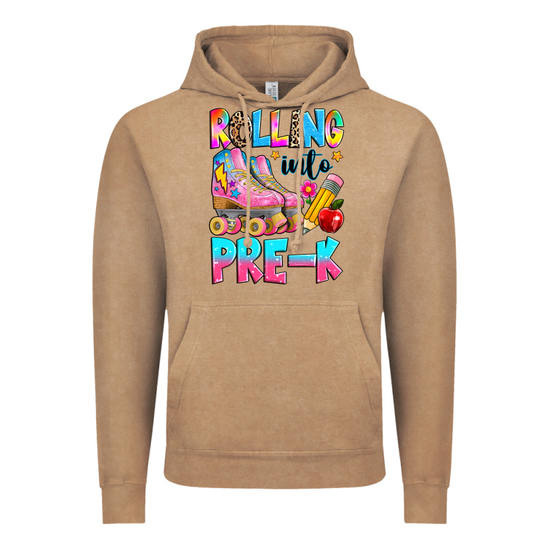 Rolling Into Pre K Grade Vintage Hoodie by texasbilliewilder | Teevron