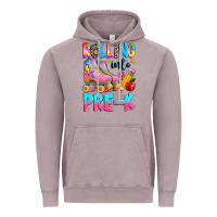 Vintage Zinc rolling into pre k grade Vintage Hoodie - texasbilliewilder