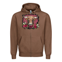 Chestnut v.d. cow and roses Zipper Hoodie - AdoDesignShop