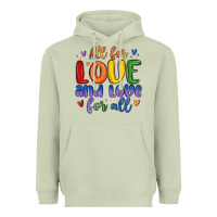 Matcha all for love and love for all Heavyweight Hoodie - MaliasSmallBusiness