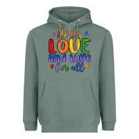 Sage all for love and love for all Heavyweight Hoodie - MaliasSmallBusiness