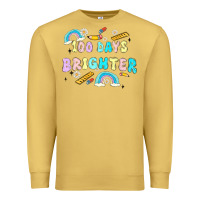 Antique Gold 100 days brighter Premium Sweatshirt - MaliasSmallBusiness