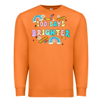 Carrot 100 days brighter Premium Sweatshirt - MaliasSmallBusiness