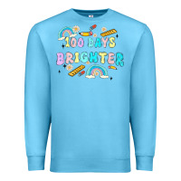 Ocean Blue 100 days brighter Premium Sweatshirt - MaliasSmallBusiness