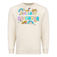 Sandshell 100 days brighter Premium Sweatshirt - MaliasSmallBusiness