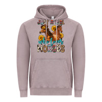 Vintage Zinc just a girl who loves horses Vintage Hoodie - Zillion Design Studio