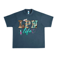 Midnight Navy western nurse lpn  life Urban Heavy Tee - BarkalooDesign