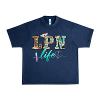 Navy western nurse lpn  life Urban Heavy Tee - BarkalooDesign