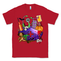 Red zombie nurse   halloween Classic Tee - AdoDesignShop