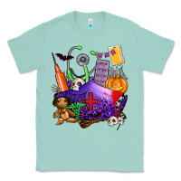Seafoam zombie nurse   halloween Classic Tee - AdoDesignShop