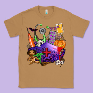 Zombie Nurse   Halloween Classic Tee Designed By Adodesignshop