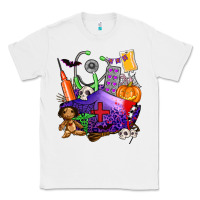 White zombie nurse   halloween Classic Tee - AdoDesignShop
