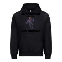 Black Outer Space Adventurer Astronaut Urban Hoodie - Bettercallsaul