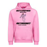 Fuchsia Pink Outer Space Adventurer Astronaut Urban Hoodie - Bettercallsaul