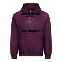 Mauve Wine Outer Space Adventurer Astronaut Urban Hoodie - Bettercallsaul
