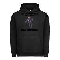 Pigment Black Outer Space Adventurer Astronaut Urban Hoodie - Bettercallsaul